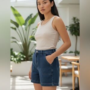 Westport Vintage 90s high waist denim shorts
